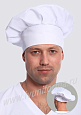 Колпак повара на резинке мужской арт. ГУ-12-44-ТС - 1